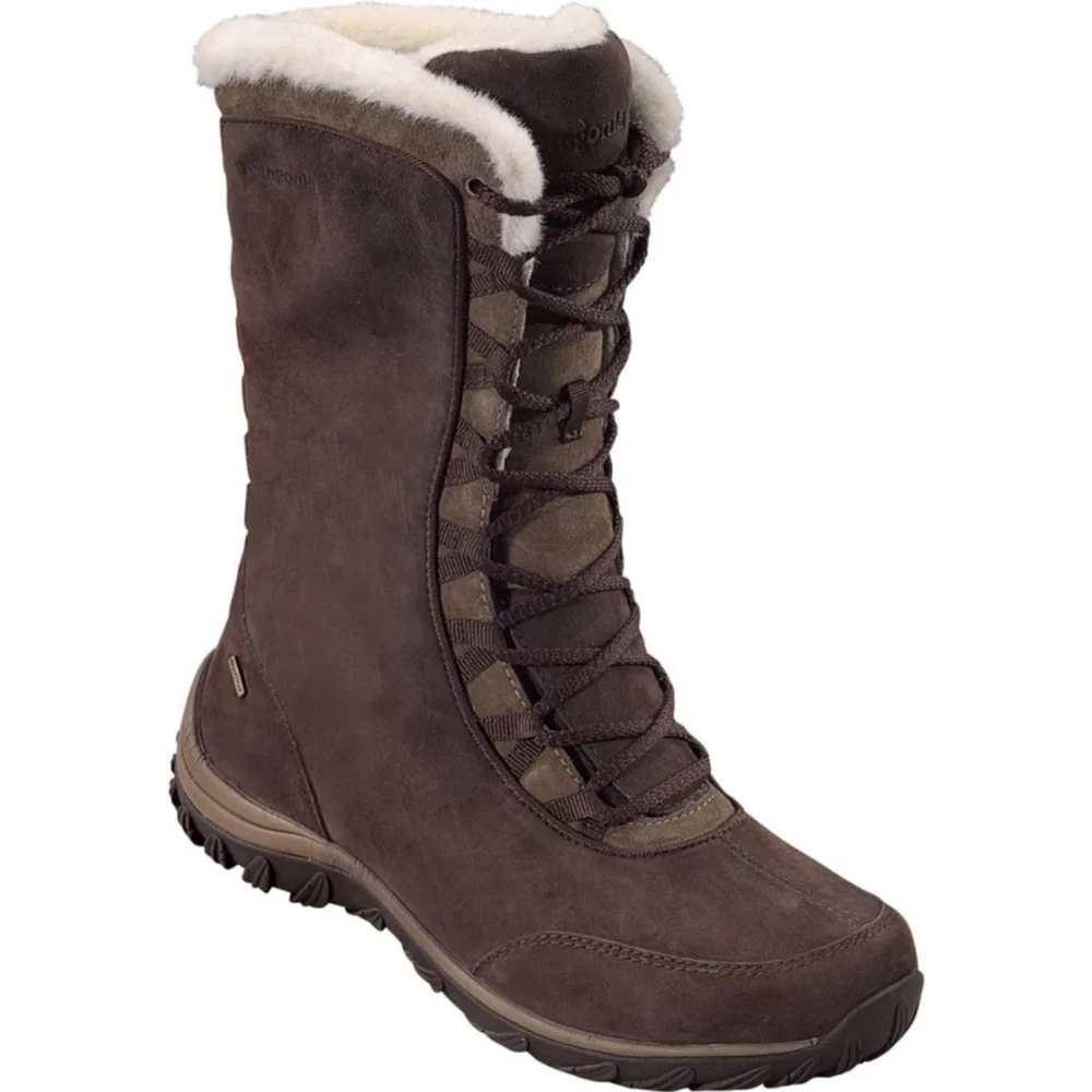 Patagonia - Lugano Lace High Waterproof Suede Boot Sz 9 Hiking Travel Camping